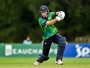 22 July 2025; Ireland batter Orla Prendergast during match two of the Women's T20 International Series between Ireland and Zimbabwe at Pembroke Cricket Club in Dublin. Photo by Sam Barnes/Sportsfile