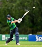 22 July 2025; Ireland batter Rebecca Stokell during match two of the Women's T20 International Series between Ireland and Zimbabwe at Pembroke Cricket Club in Dublin. Photo by Sam Barnes/Sportsfile