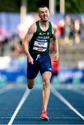 22 July 2025; Jack Raftery, from Castleknock in Dublin, representing Dublin City University and Ireland on his way to finishing second in the semi-final of the men's 400m during day six of the FISU World University Games 2025 at Lohrheidestadion in Bochum, Germany. Photo by Shauna Clinton/Sportsfile