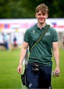 22 July 2025; Sam Delaney, from Tallaght in Dublin, representing Technological University Dublin and Ireland, competes in the men's compound individual qualification during day six of the FISU World University Games 2025 at Sportpark Am Hallo Stadion in Essen, Germany. Photo by Shauna Clinton/Sportsfile