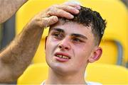 23 July 2025; Matthew Newell of Team Ireland after competing in the boys 5km race walk final at Todor Proeski National Arena during day three of the 2025 European Youth Summer Olympic Festival in Skopje, North Macedonia. Photo by Tyler Miller/Sportsfile