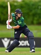22 July 2025; Ireland batter Gaby Lewis during match two of the Women's T20 International Series between Ireland and Zimbabwe at Pembroke Cricket Club in Dublin. Photo by Sam Barnes/Sportsfile