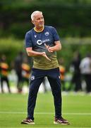 22 July 2025; Ireland head coach Lloyd Tennant before match two of the Women's T20 International Series between Ireland and Zimbabwe at Pembroke Cricket Club in Dublin. Photo by Sam Barnes/Sportsfile