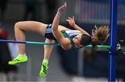 23 July 2025; Kate O'Connor, from Dundalk in Louth, representing Ulster University and Ireland, competes in the women's heptathlon high jump during day seven of the FISU World University Games 2025 at Lohrheidestadion in Bochum, Germany. Photo by Shauna Clinton/Sportsfile