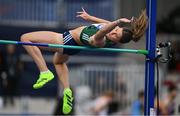 23 July 2025; Kate O'Connor, from Dundalk in Louth, representing Ulster University and Ireland, competes in the women's heptathlon high jump during day seven of the FISU World University Games 2025 at Lohrheidestadion in Bochum, Germany. Photo by Shauna Clinton/Sportsfile