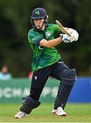 22 July 2025; Ireland batter Orla Prendergast during match two of the Women's T20 International Series between Ireland and Zimbabwe at Pembroke Cricket Club in Dublin. Photo by Sam Barnes/Sportsfile