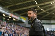 16 July 2025; Linfield manager David Healy before the UEFA Champions League First Qualifying Round second leg match between Linfield and Shelbourne at Clearer Twist National Football Stadium at Windsor Park in Belfast. Photo by Stephen McCarthy/Sportsfile