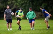 23 July 2025; Participants during a Leinster Rugby School of Excellence at The King's Hospital in Dublin. Photo by Piaras Ó Mídheach/Sportsfile