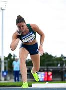 23 July 2025; Kate O'Connor, from Dundalk in Louth, representing Ulster University and Ireland, competes in the women's heptathlon shot put during day seven of the FISU World University Games 2025 at Lohrheidestadion in Bochum, Germany. Photo by Shauna Clinton/Sportsfile