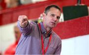 23 July 2025; Shelbourne chief executive officer Tomás Quinn before the UEFA Champions League Second Qualifying Round first leg match between Shelbourne and Qarabag FK at Tolka Park in Dublin. Photo by Stephen McCarthy/Sportsfile