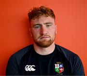 24 July 2025; Ollie Chessum poses for a portrait after a British & Irish Lions media conference at Xavier College in Melbourne, Australia. Photo by Brendan Moran/Sportsfile
