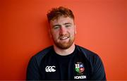 24 July 2025; Ollie Chessum poses for a portrait after a British & Irish Lions media conference at Xavier College in Melbourne, Australia. Photo by Brendan Moran/Sportsfile