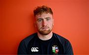 24 July 2025; Ollie Chessum poses for a portrait after a British & Irish Lions media conference at Xavier College in Melbourne, Australia. Photo by Brendan Moran/Sportsfile