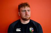24 July 2025; Ollie Chessum poses for a portrait after a British & Irish Lions media conference at Xavier College in Melbourne, Australia. Photo by Brendan Moran/Sportsfile