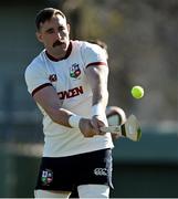 24 July 2025; Jack Conan plays hurling during a British & Irish Lions squad training session at Xavier College in Melbourne, Australia. Photo by Brendan Moran/Sportsfile