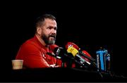 24 July 2025; Head coach Andy Farrell during a British & Irish Lions media conference at Xavier College in Melbourne, Australia. Photo by Brendan Moran/Sportsfile