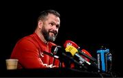 24 July 2025; Head coach Andy Farrell during a British & Irish Lions media conference at Xavier College in Melbourne, Australia. Photo by Brendan Moran/Sportsfile