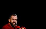 24 July 2025; Head coach Andy Farrell during a British & Irish Lions media conference at Xavier College in Melbourne, Australia. Photo by Brendan Moran/Sportsfile