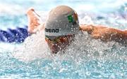 24 July 2025; Shea Mathers of Team Ireland competes in the boys 100m butterfly semi-final at the Olympic Swimming Pool Center during day four of the 2025 European Youth Summer Olympic Festival in Skopje, North Macedonia. Photo by Tyler Miller/Sportsfile