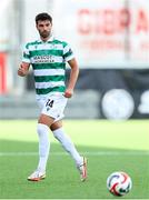 24 July 2025; Danny Mandroiu of Shamrock Rovers during the UEFA Conference League Second Qualifying Round first leg match between St Joseph's and Shamrock Rovers at Victoria Stadium in Gibraltar. Photo by Salva Castizo/Sportsfile
