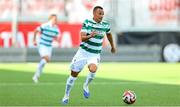 24 July 2025; Graham Burke of Shamrock Rovers during the UEFA Conference League Second Qualifying Round first leg match between St Joseph's and Shamrock Rovers at Victoria Stadium in Gibraltar. Photo by Salva Castizo/Sportsfile