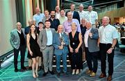 25 July 2025; Lifetime Achievement Award Recipient and former Meath footballer Sean Boylan, centre, with family and former Meath footballers during the GPA Legends Lunch at Croke Park in Dublin. Photo by Sam Barnes/Sportsfile
