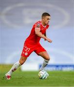 16 July 2025; Evan Caffrey of Shelbourne during the UEFA Champions League First Qualifying Round second leg match between Linfield and Shelbourne at Clearer Twist National Football Stadium at Windsor Park in Belfast. Photo by Stephen McCarthy/Sportsfile