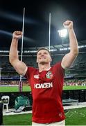 26 July 2025; Owen Farrell of British & Irish Lions celebrates after the second test match between Australia and the British & Irish Lions at the Melbourne Cricket Ground in Melbourne, Australia. Photo by Steve Christo/Sportsfile