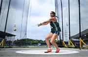 26 July 2025; Nicola Tuthill, from Kilbrittain in Cork, representing University College Dublin and Ireland, competes in the women's hammer throw heats during day ten of the FISU World University Games 2025 at Lohrheidestadion in Bochum, Germany. Photo by Shauna Clinton/Sportsfile