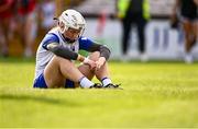 26 July 2025; Waterford goalkeeper Brianna O'Regan reacts after the Glen Dimplex All-Ireland Camogie Senior Championship semi-final match between Cork and Waterford at UPMC Nowlan Park, Kilkenny. Photo by Ben McShane/Sportsfile