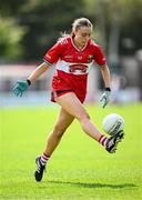 26 July 2025; Gemma Young of Cork during the ZuCar All-Ireland U18 A Ladies Football Championship final match between Cork and Dublin at Grant Heating St Brendan’s Park in Birr, Offaly. Photo by Seb Daly/Sportsfile