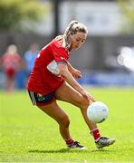 26 July 2025; Ava McAuliffe of Cork during the ZuCar All-Ireland U18 A Ladies Football Championship final match between Cork and Dublin at Grant Heating St Brendan’s Park in Birr, Offaly. Photo by Seb Daly/Sportsfile