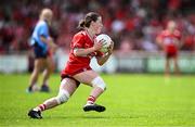 26 July 2025; Kate Carey of Cork during the ZuCar All-Ireland U18 A Ladies Football Championship final match between Cork and Dublin at Grant Heating St Brendan’s Park in Birr, Offaly. Photo by Seb Daly/Sportsfile