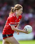 26 July 2025; Caoimhe Horgan of Cork during the ZuCar All-Ireland U18 A Ladies Football Championship final match between Cork and Dublin at Grant Heating St Brendan’s Park in Birr, Offaly. Photo by Seb Daly/Sportsfile