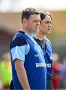 26 July 2025; Dublin manager Declan Patton during the ZuCar All-Ireland U18 A Ladies Football Championship final match between Cork and Dublin at Grant Heating St Brendan’s Park in Birr, Offaly. Photo by Seb Daly/Sportsfile