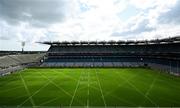 27 July 2025; A general view of the pitch before the GAA Football All-Ireland Senior Championship final match between Kerry and Donegal at Croke Park in Dublin. Photo by David Fitzgerald/Sportsfile