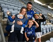 20 July 2025; The Crowe family, Emma, Paul, Darragh, aged 3 months, Cian, aged 5, and Ollie, aged 10, from Cappawhite, Co Tipperary, after the GAA Hurling All-Ireland Senior Championship final match between Cork and Tipperary at Croke Park in Dublin. Photo by Daire Brennan/Sportsfile Photo by Daire Brennan/Sportsfile