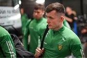 27 July 2025; Jeaic Mac Ceallabhuí of Donegal arrives before the GAA Football All-Ireland Senior Championship final match between Kerry and Donegal at Croke Park in Dublin. Photo by Stephen McCarthy/Sportsfile