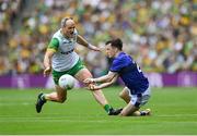 27 July 2025; Paul Murphy of Kerry in action against Michael Murphy of Donegal during the GAA Football All-Ireland Senior Championship final match between Kerry and Donegal at Croke Park in Dublin. Photo by Stephen McCarthy/Sportsfile