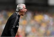 27 July 2025; Donegal manager Jim McGuinness during the GAA Football All-Ireland Senior Championship final match between Kerry and Donegal at Croke Park in Dublin. Photo by Seb Daly/Sportsfile