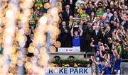 27 July 2025; Kerry captain Gavin White lifts the Sam Maguire cup after his side's victory in after the GAA Football All-Ireland Senior Championship final match between Kerry and Donegal at Croke Park in Dublin. Photo by Piaras Ó Mídheach/Sportsfile