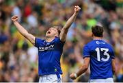 27 July 2025; Killian Spillane, left, and David Clifford of Kerry celebrate after the GAA Football All-Ireland Senior Championship final match between Kerry and Donegal at Croke Park in Dublin. Photo by David Fitzgerald/Sportsfile
