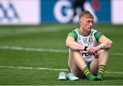 27 July 2025; Oisin Gallen of Donegal after his side's defeat in the GAA Football All-Ireland Senior Championship final match between Kerry and Donegal at Croke Park in Dublin. Photo by Seb Daly/Sportsfile