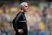 27 July 2025; Donegal manager Jim McGuinness during the GAA Football All-Ireland Senior Championship final match between Kerry and Donegal at Croke Park in Dublin. Photo by Seb Daly/Sportsfile