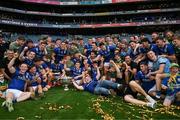 27 July 2025; Kerry players, staff and family celebrate with the Sam Maguire cup after the GAA Football All-Ireland Senior Championship final match between Kerry and Donegal at Croke Park in Dublin. Photo by Stephen McCarthy/Sportsfile