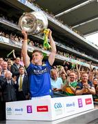 27 July 2025; Kerry captain Gavin White lifts the Sam Maguire cup after his side's victory in the GAA Football All-Ireland Senior Championship final match between Kerry and Donegal at Croke Park in Dublin. Photo by Ray McManus/Sportsfile