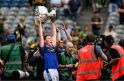 27 July 2025; Tadhg Morley of Kerry celebrates with the Sam Maguire Cup after the GAA Football All-Ireland Senior Championship final match between Kerry and Donegal at Croke Park in Dublin. Photo by Ray McManus/Sportsfile