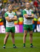 27 July 2025; Stephen McMenamin, left, and Michael Murphy of Donegal after the GAA Football All-Ireland Senior Championship final match between Kerry and Donegal at Croke Park in Dublin. Photo by Ray McManus/Sportsfile