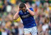 27 July 2025; Joe O'Connor of Kerry celebrates a late goal during the GAA Football All-Ireland Senior Championship final match between Kerry and Donegal at Croke Park in Dublin. Photo by Ray McManus/Sportsfile