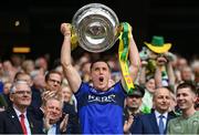 27 July 2025; Joe O'Connor of Kerry lifts the Sam Maguire cup after the GAA Football All-Ireland Senior Championship final match between Kerry and Donegal at Croke Park in Dublin. Photo by Stephen McCarthy/Sportsfile